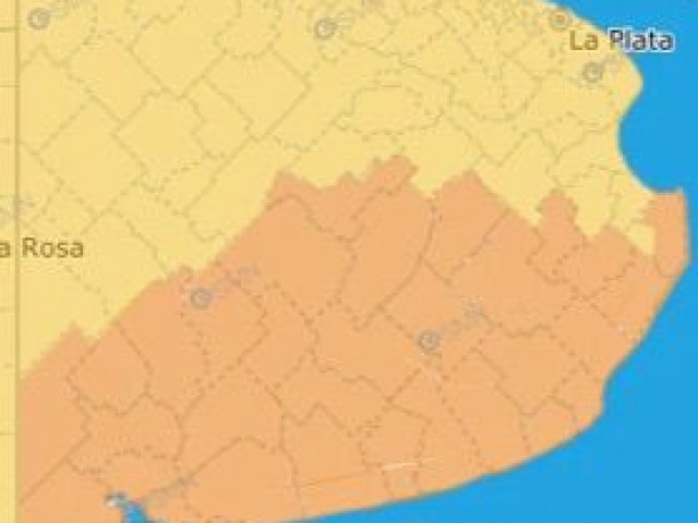 Alerta naranja por fuertes vientos para este domingo